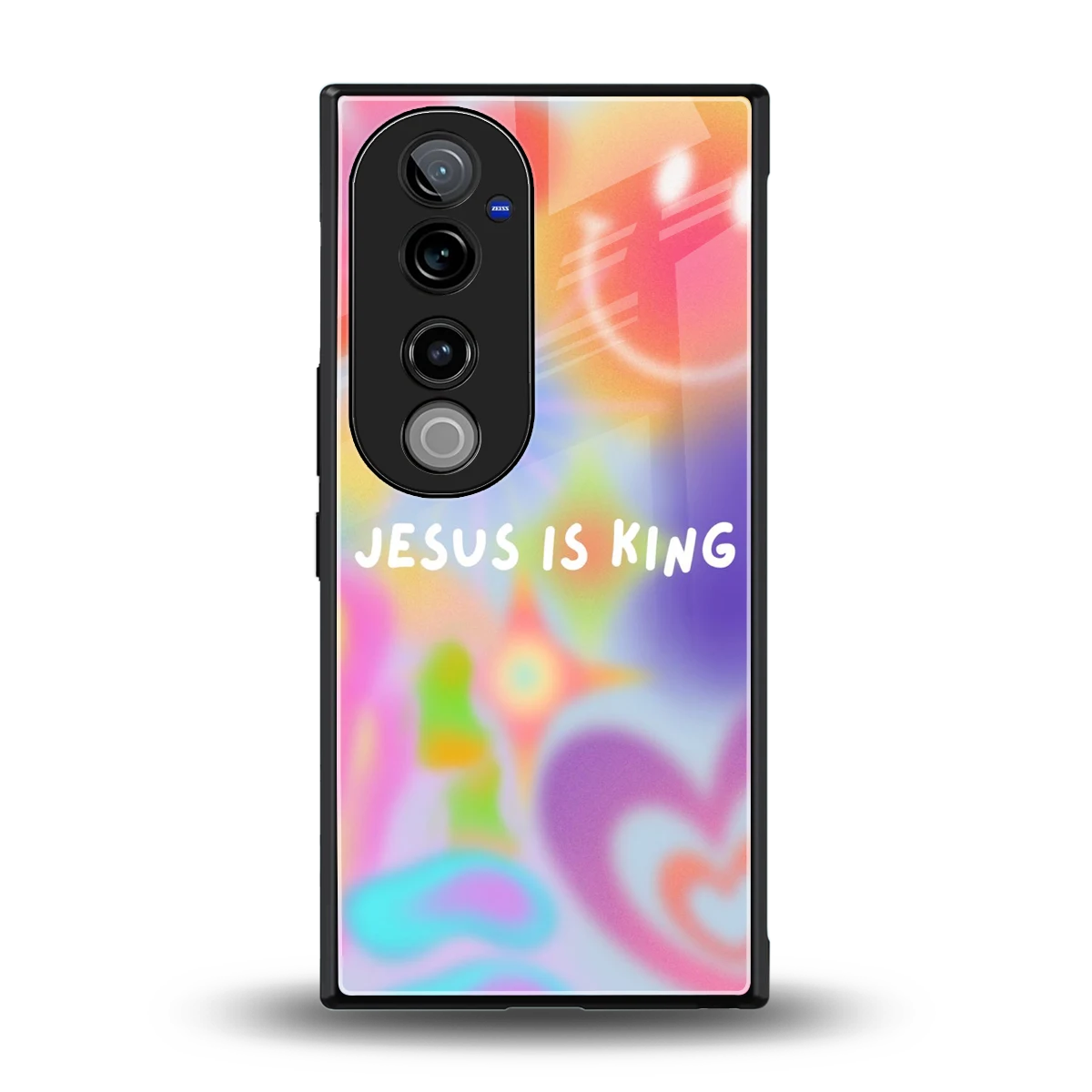 Jesus Is King back phone cover | glass case for vivo v40 pro