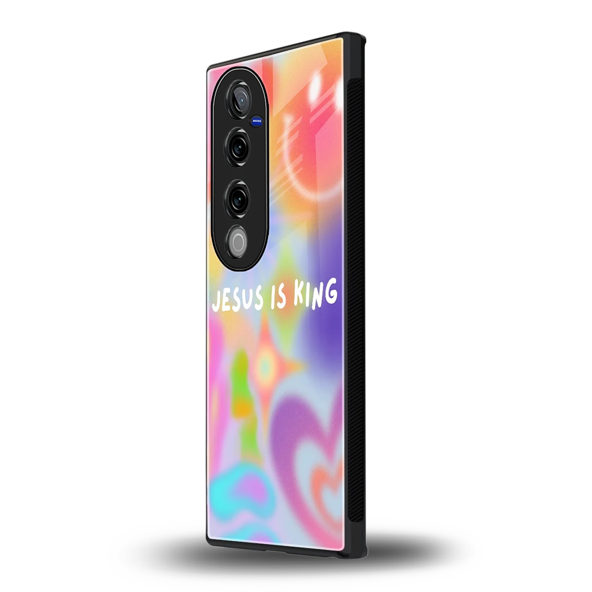 Jesus Is King vivo v40 pro mobile cover | shockproof glass phone case