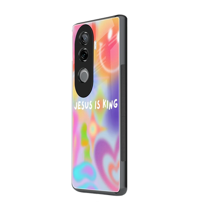 Jesus Is King vivo v40e mobile cover | shockproof glass phone case