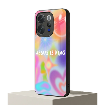 Jesus Is King vivo v70 elite mobile cover | shockproof glass phone case