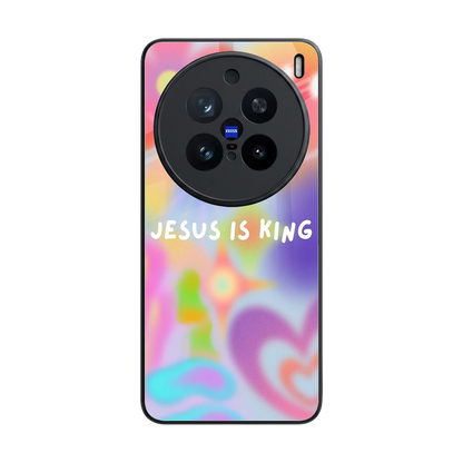 Jesus Is King back phone cover | glass case for vivo x200 pro