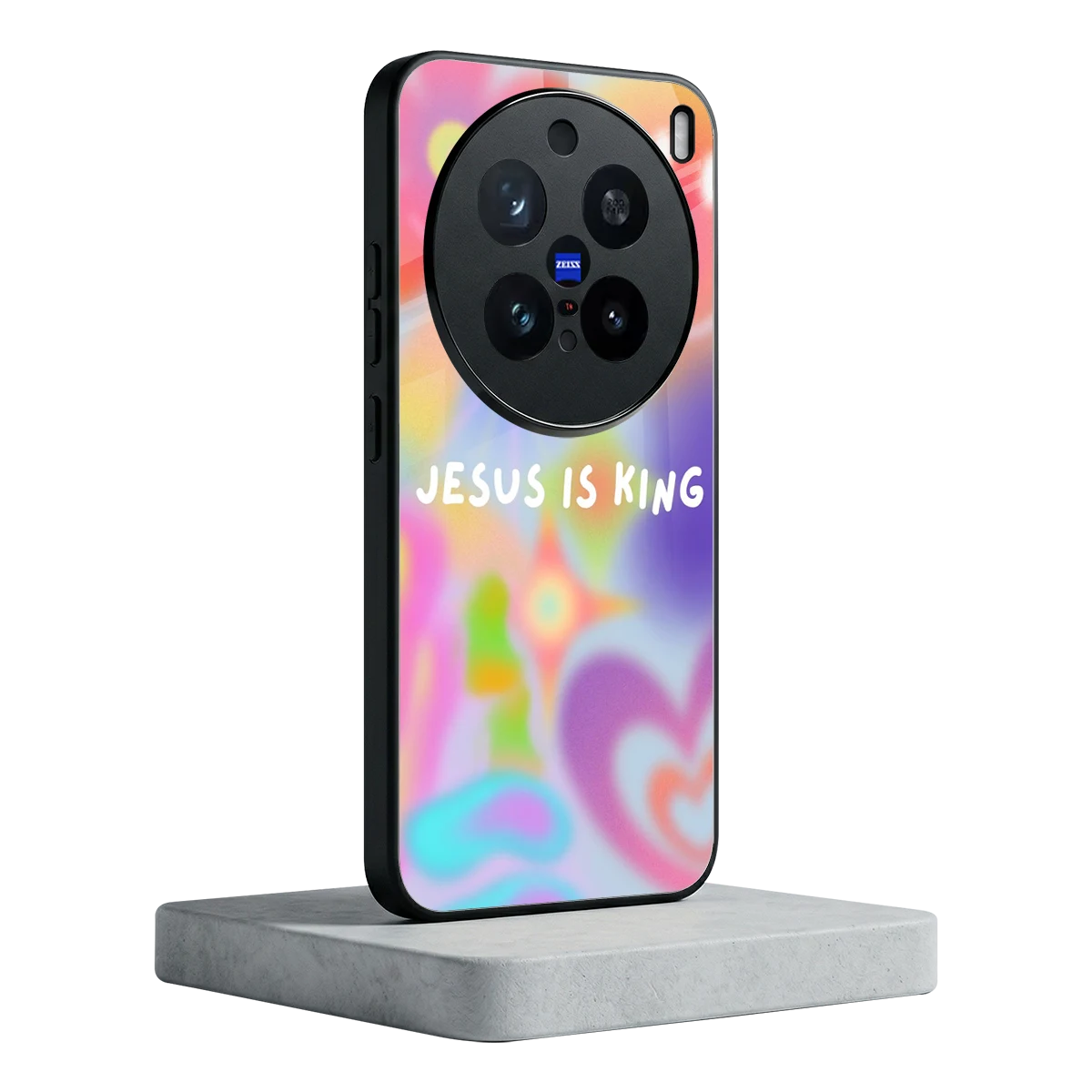 Jesus Is King vivo x200 pro mobile cover | shockproof glass phone case