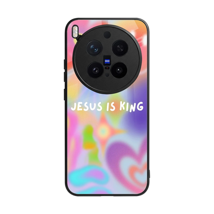 Jesus Is King back phone cover | glass case for vivo x300 pro
