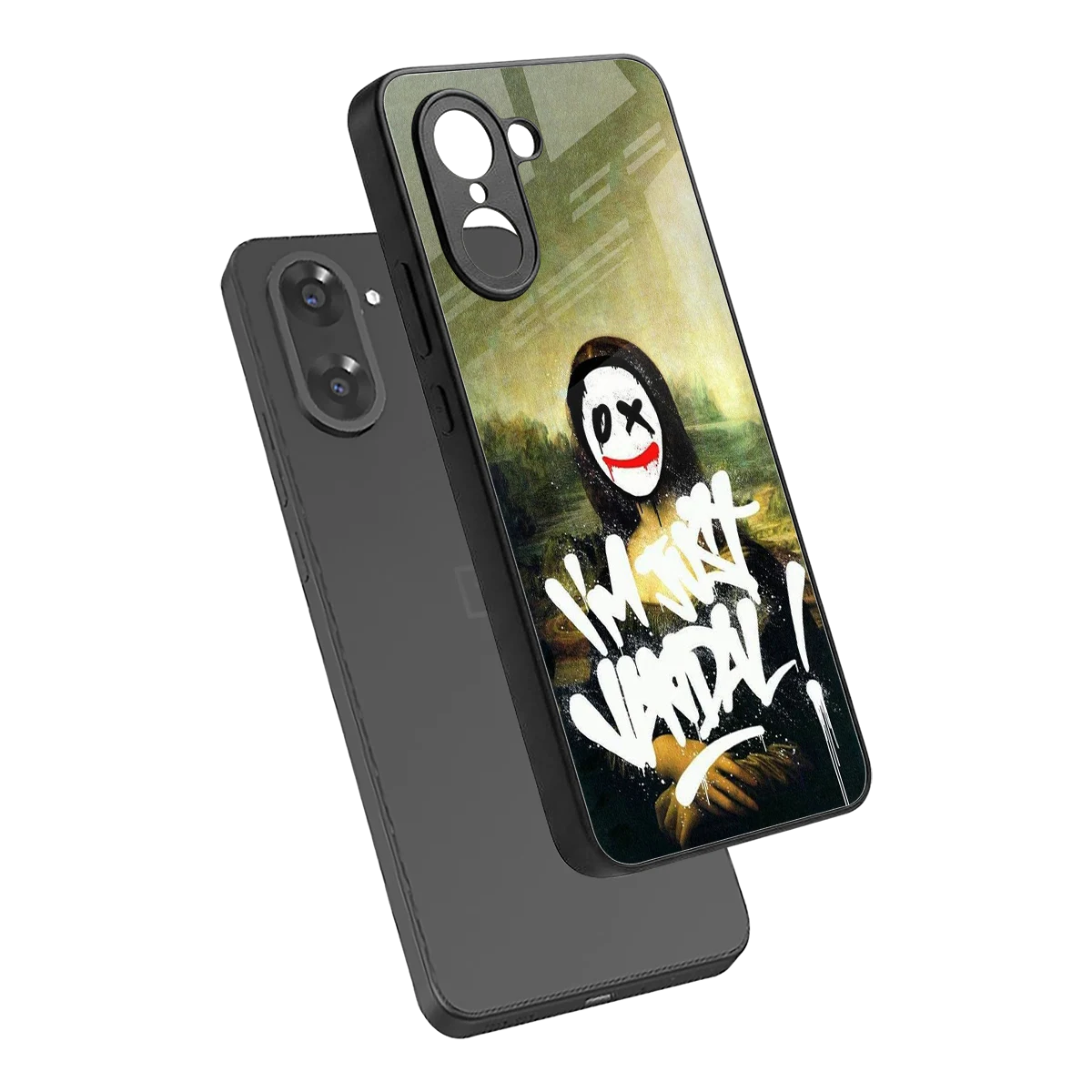 Joker Lisa sleek oneplus nord ce5 5g cover with tempered glass back and TPU edges