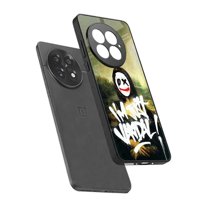 Joker Lisa sleek oneplus 13 cover with tempered glass back and TPU edges