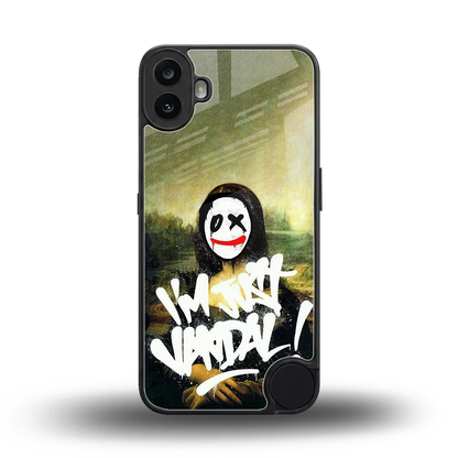 Joker Lisa back phone cover | glass case for cmf nothing phone 1