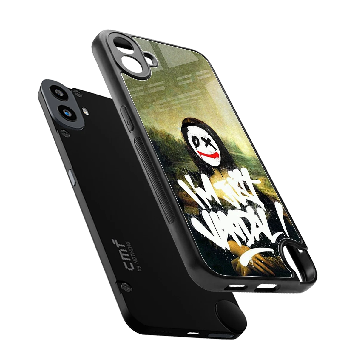 Joker Lisa sleek cmf nothing phone 1 cover with tempered glass back and TPU edges