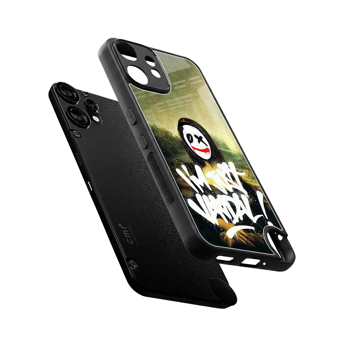Joker Lisa sleek cmf nothing phone 2 pro cover with tempered glass back and TPU edges