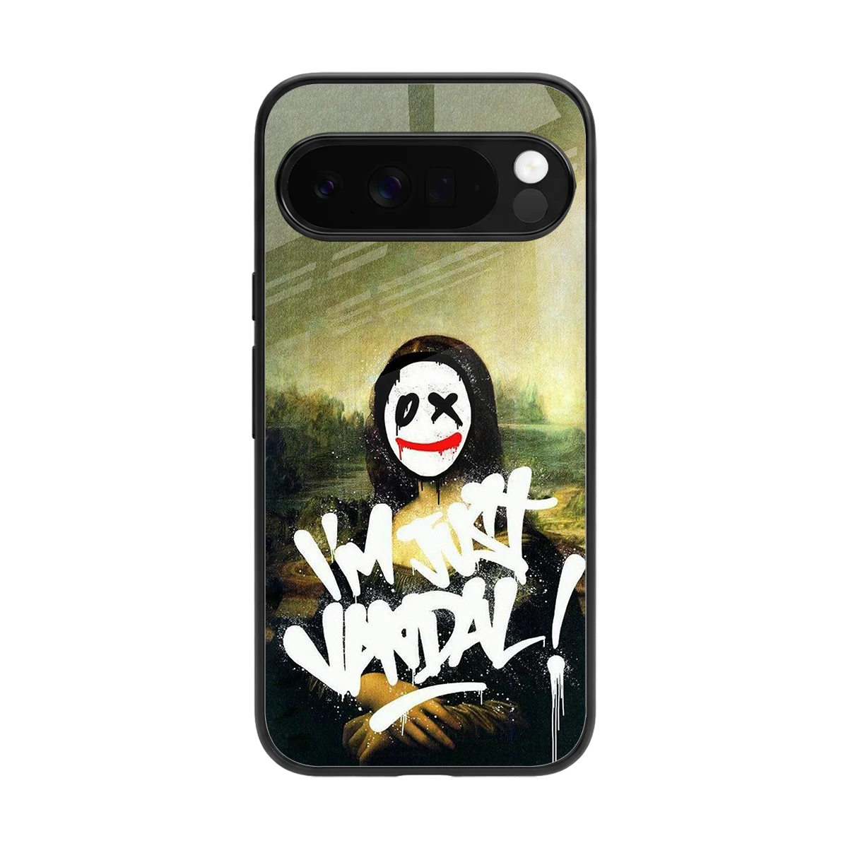 Joker Lisa back phone cover | glass case for google pixel 10 pro xl