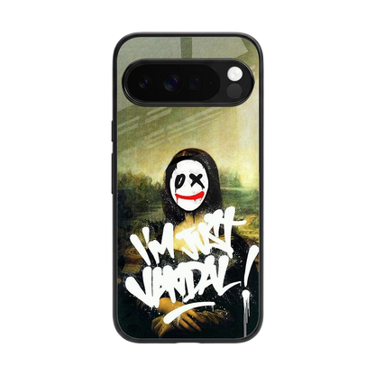 Joker Lisa back phone cover | glass case for google pixel 10 pro xl