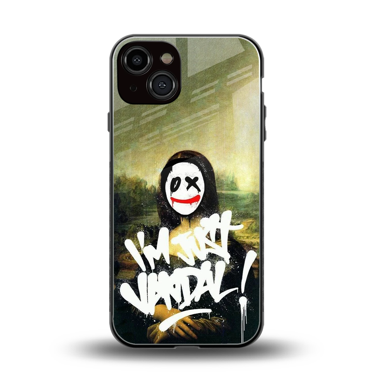 Joker Lisa back phone cover | glass case for iphone 14