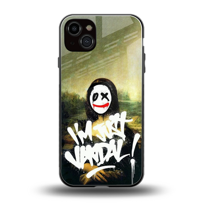 Joker Lisa back phone cover | glass case for iphone 14 plus