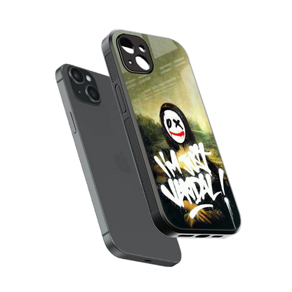 Joker Lisa sleek iphone 14 plus cover with tempered glass back and TPU edges