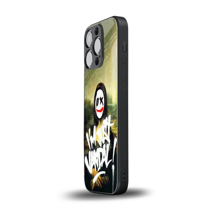 Joker Lisa iphone 15 pro mobile cover | shockproof glass phone case