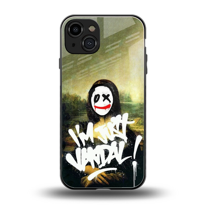 Joker Lisa back phone cover | glass case for iphone 15