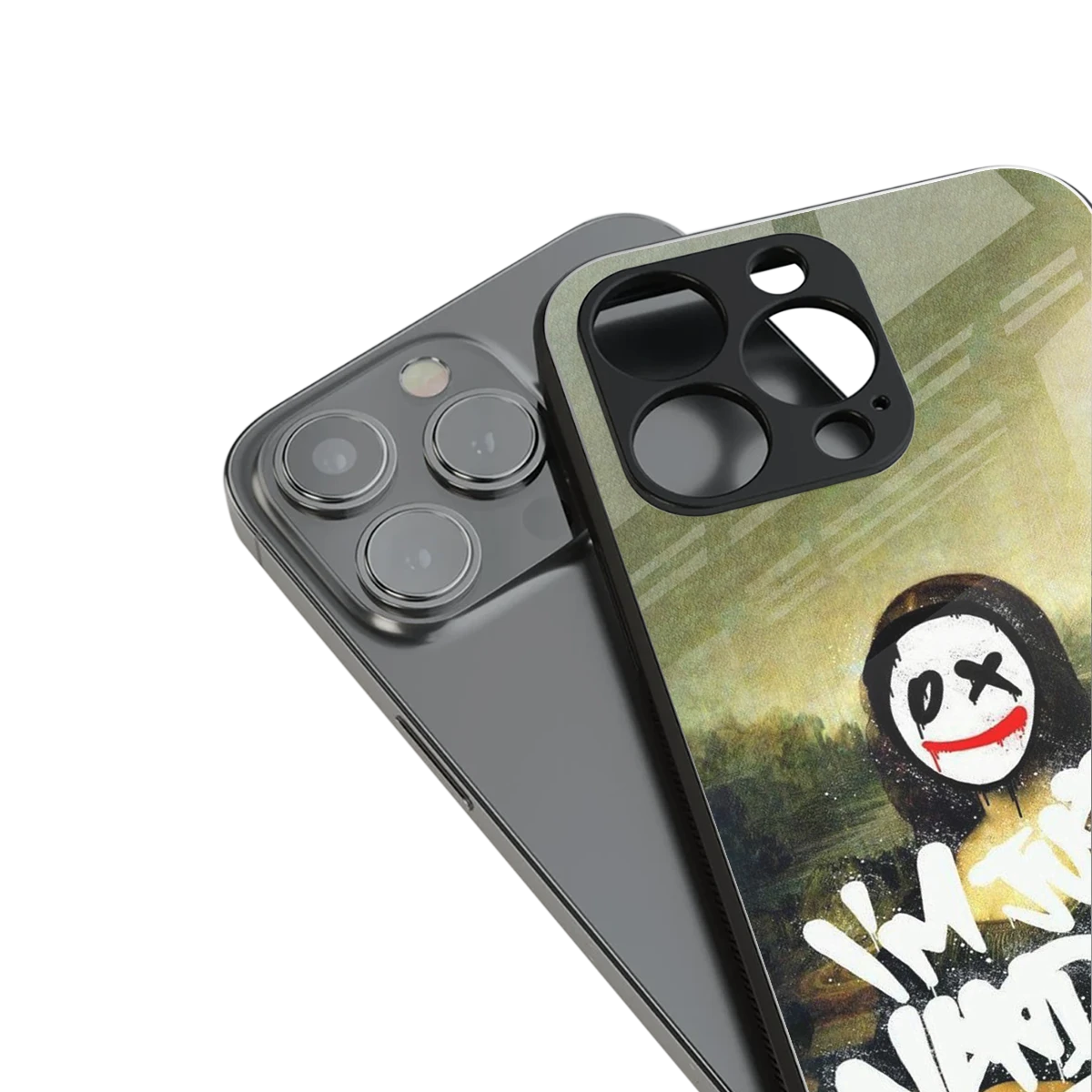 Joker Lisa stylish phone case for iphone 15 pro | glossy glass and slim fit