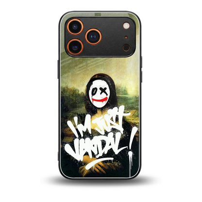 Joker Lisa back phone cover | glass case for iphone 17 pro