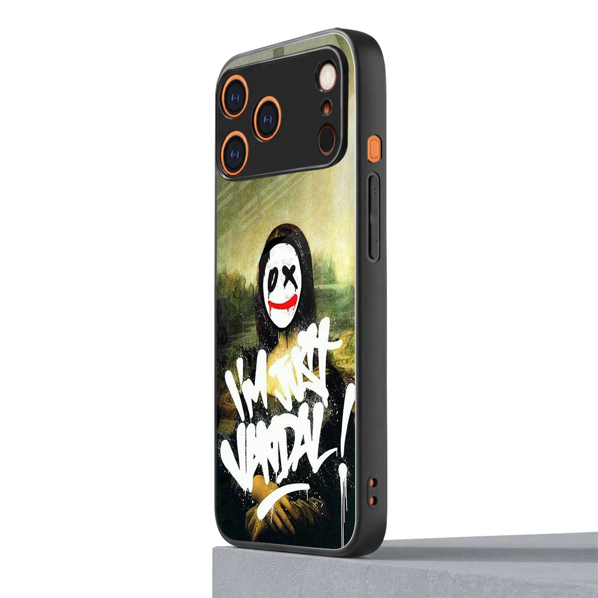 Joker Lisa iphone 17 pro mobile cover | shockproof glass phone case