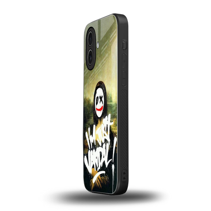 Joker Lisa iphone 17 mobile cover | shockproof glass phone case