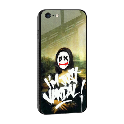Joker Lisa sleek iphone 6 cover with tempered glass back and TPU edges