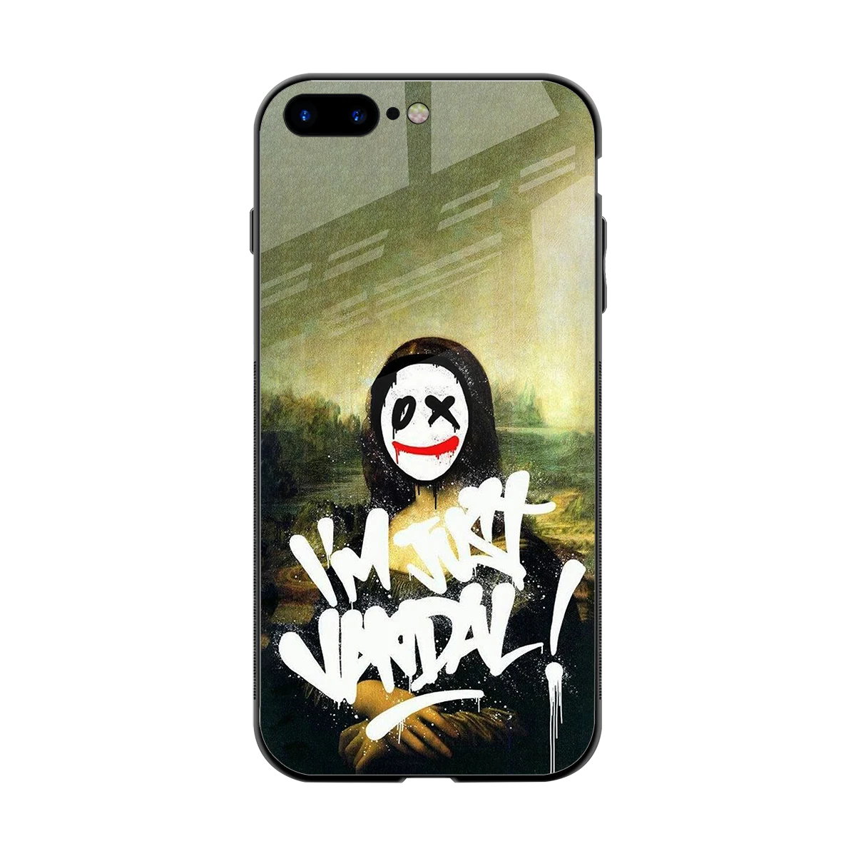 Joker Lisa back phone cover | glass case for iphone 8 plus