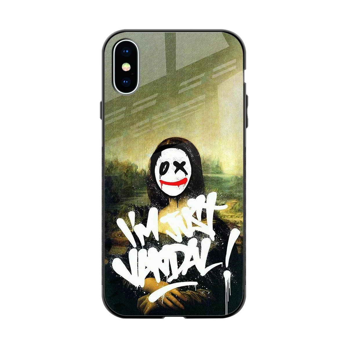 Joker Lisa back phone cover | glass case for iphone xs