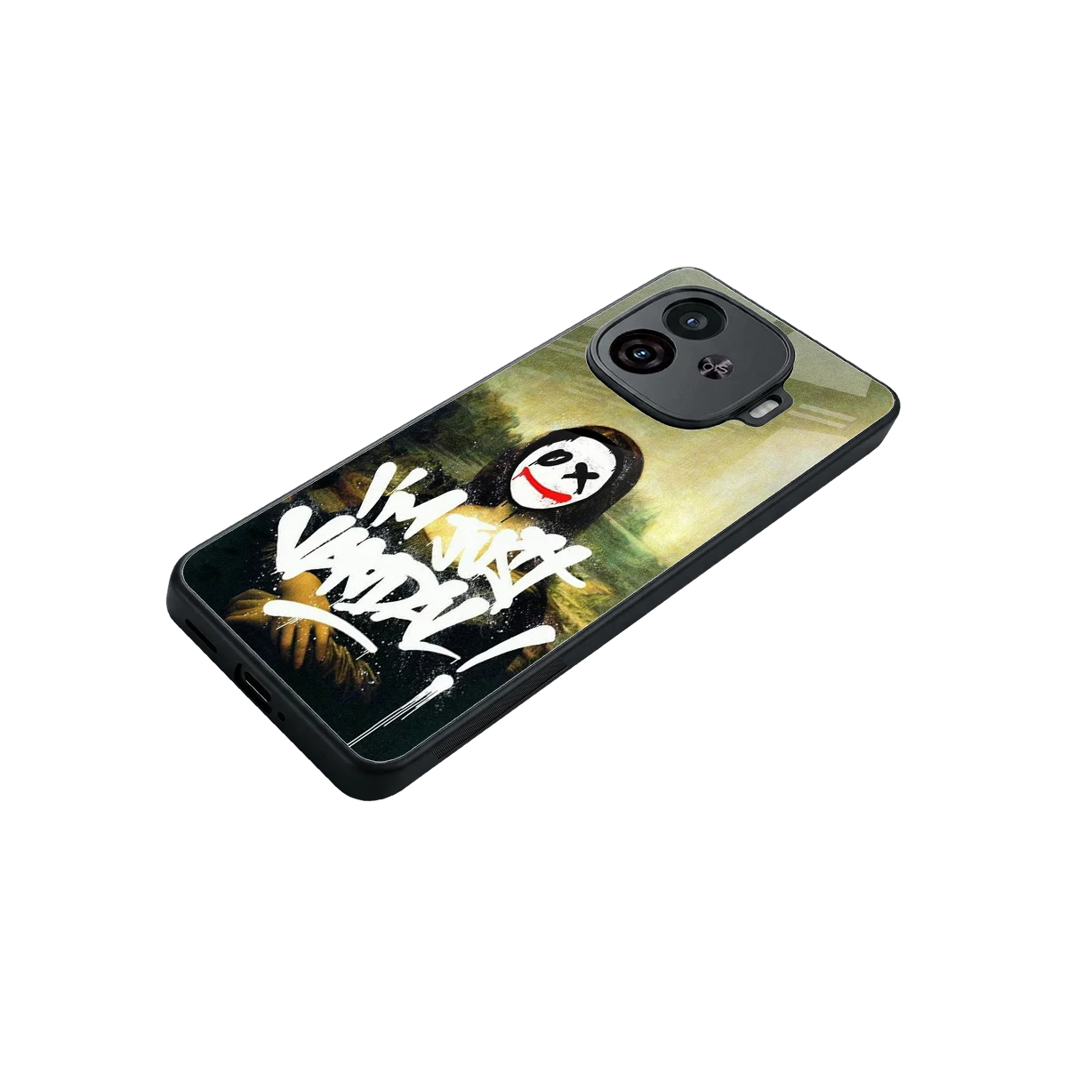 Joker Lisa stylish phone case for iqoo neo 10r 5g | glossy glass and slim fit