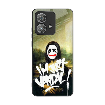 Joker Lisa back phone cover | glass case for motorola edge 40 neo 5g