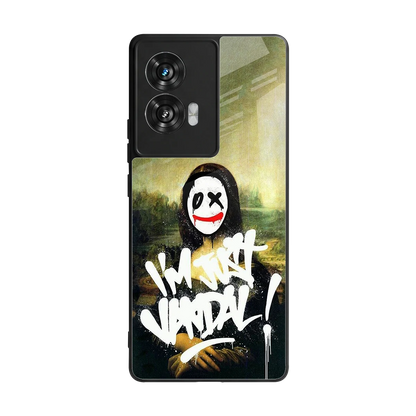 Joker Lisa back phone cover | glass case for motorola edge 50 fusion