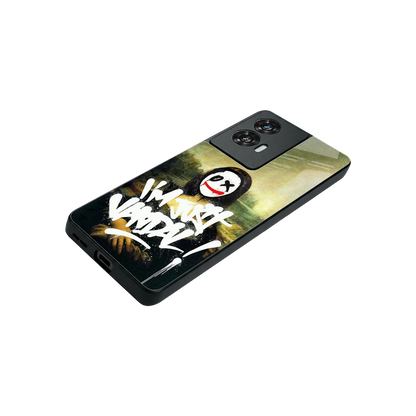 Joker Lisa stylish phone case for motorola edge 50 fusion | glossy glass and slim fit