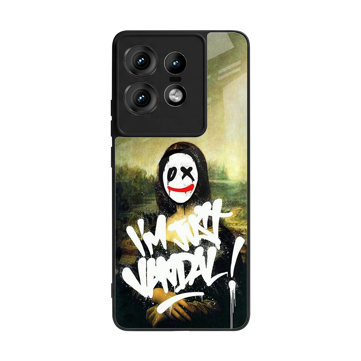 Joker Lisa back phone cover | glass case for motorola edge 50 pro