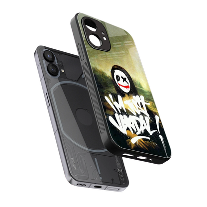 Joker Lisa sleek nothing phone 1 cover with tempered glass back and TPU edges