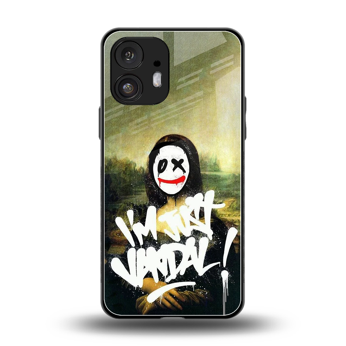Joker Lisa back phone cover | glass case for nothing phone 2