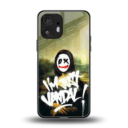 Joker Lisa back phone cover | glass case for nothing phone 2