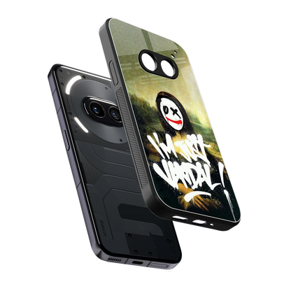 Joker Lisa sleek nothing phone 2a cover with tempered glass back and TPU edges
