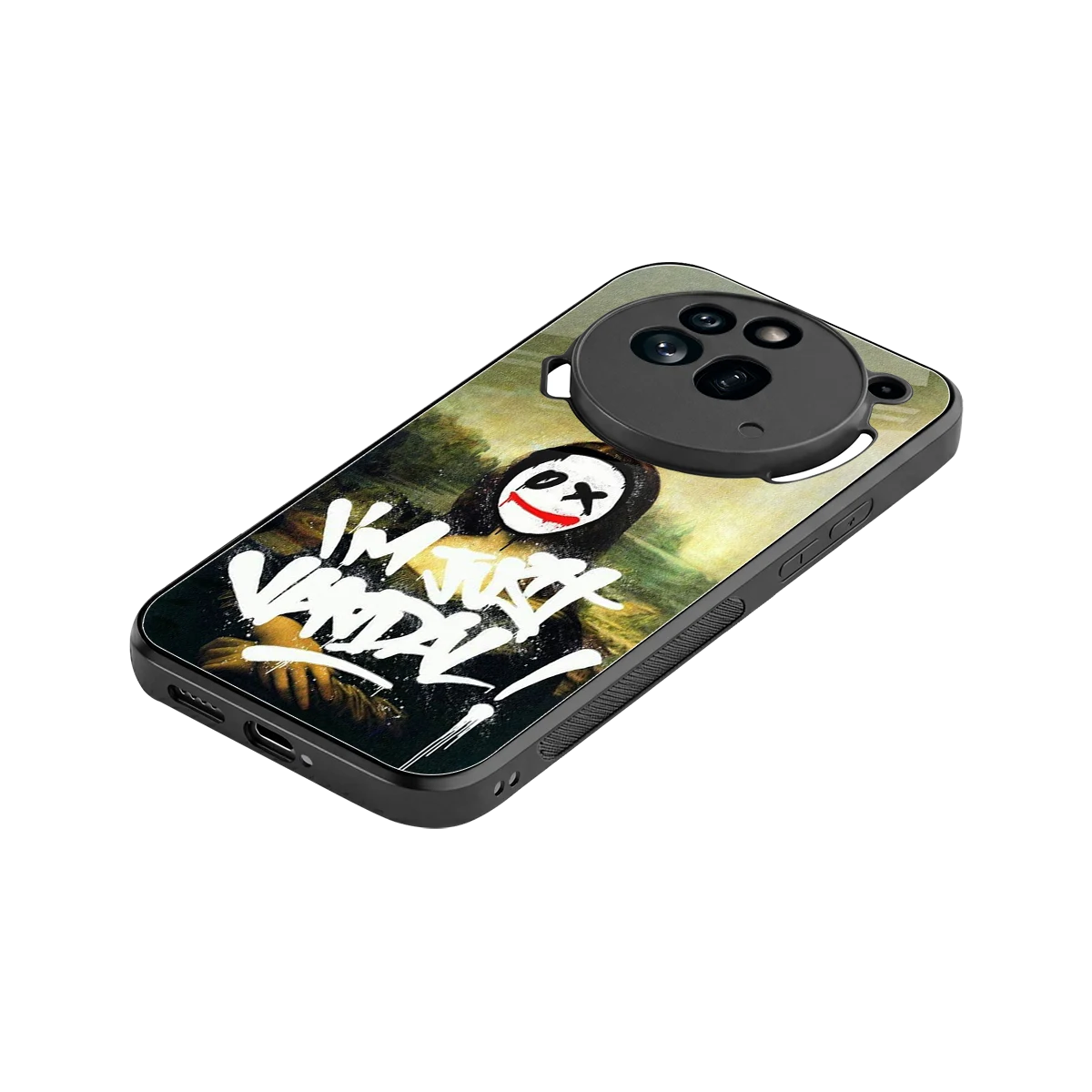 Joker Lisa stylish phone case for nothing phone 3a pro | glossy glass and slim fit
