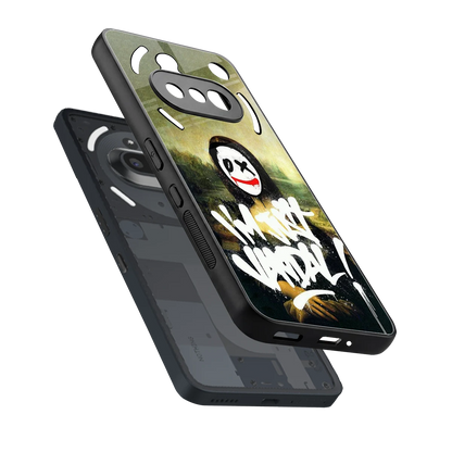 Joker Lisa sleek nothing phone 3a cover with tempered glass back and TPU edges