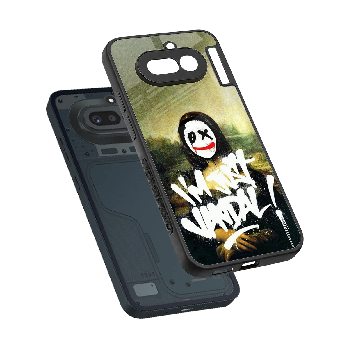 Joker Lisa sleek nothing phone 4a cover with tempered glass back and TPU edges