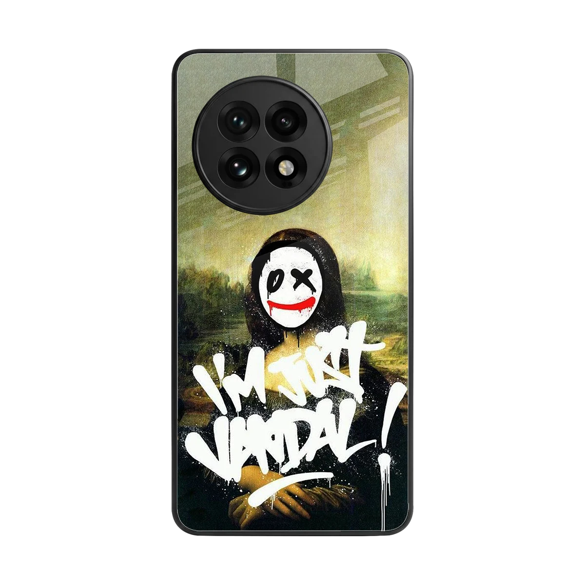 Joker Lisa back phone cover | glass case for oneplus 13r
