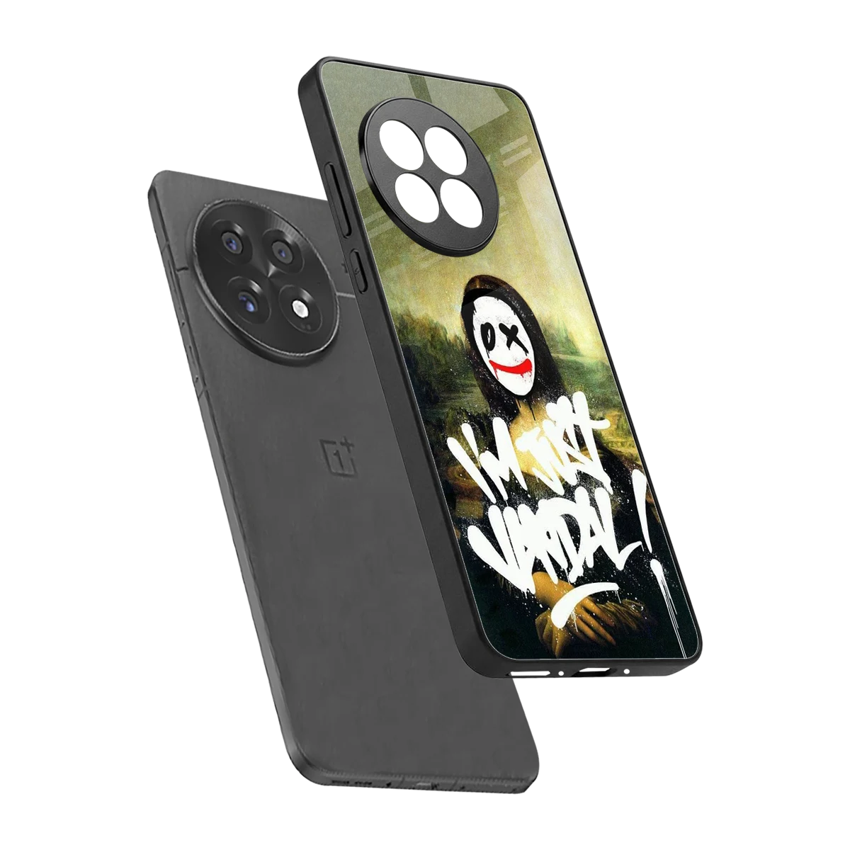 Joker Lisa sleek oneplus 13r cover with tempered glass back and TPU edges