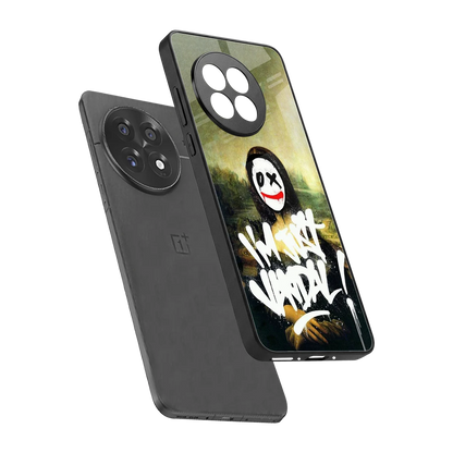 Joker Lisa sleek oneplus 13r cover with tempered glass back and TPU edges