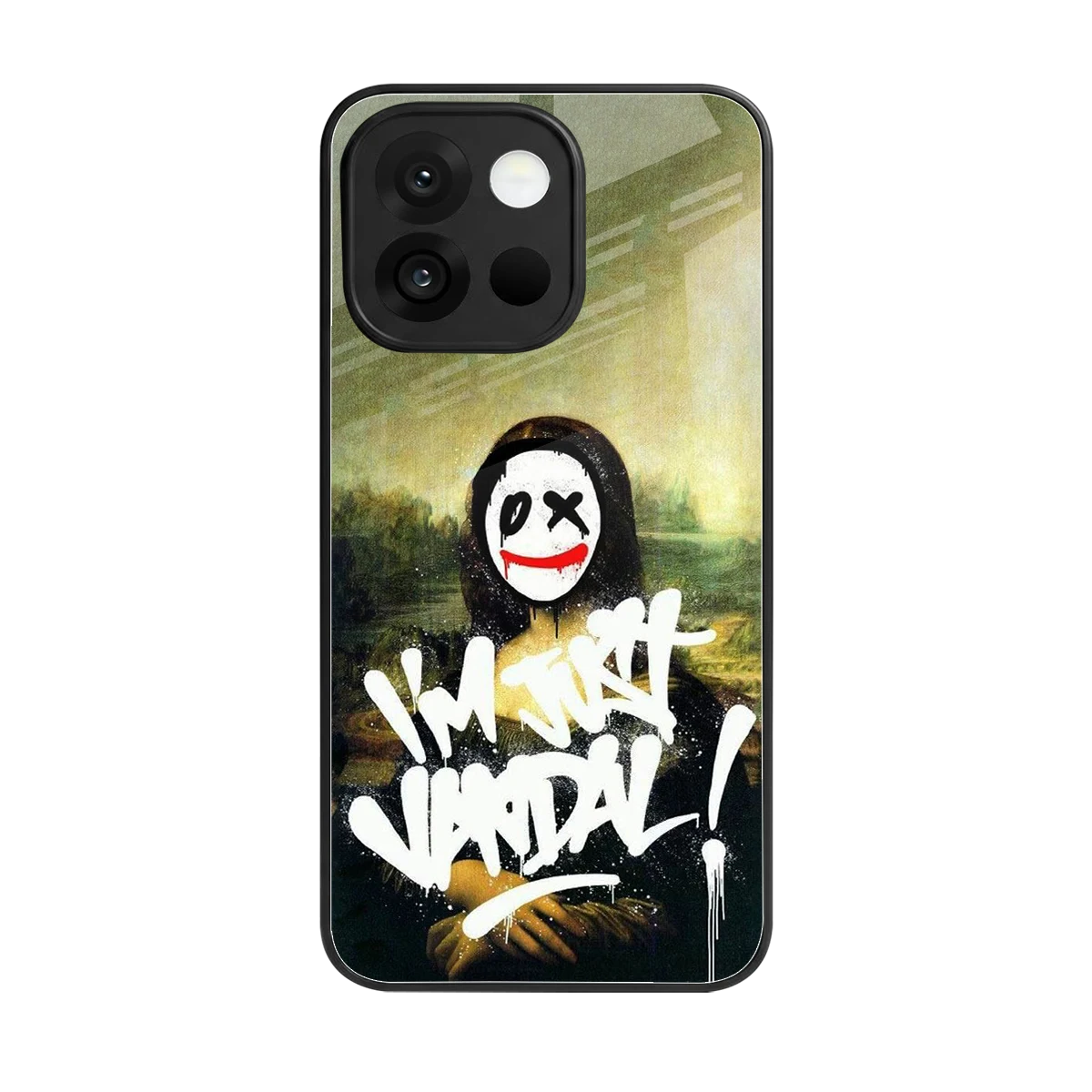Joker Lisa back phone cover | glass case for oneplus 13s