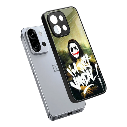 Joker Lisa sleek oneplus 13s cover with tempered glass back and TPU edges
