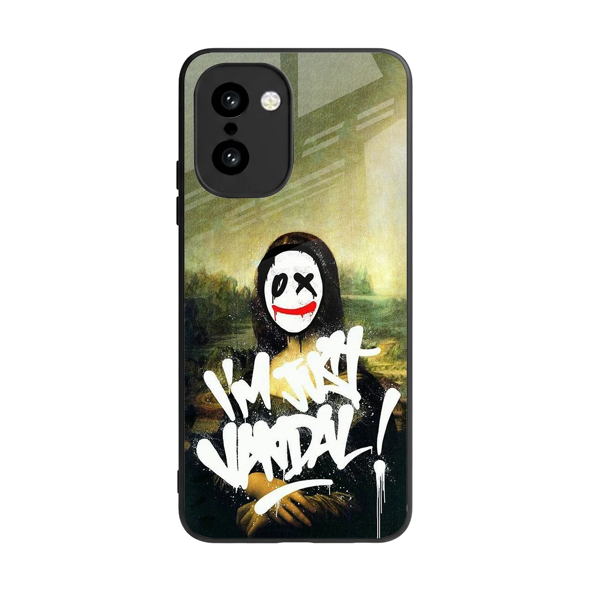 Joker Lisa back phone cover | glass case for oneplus 15r