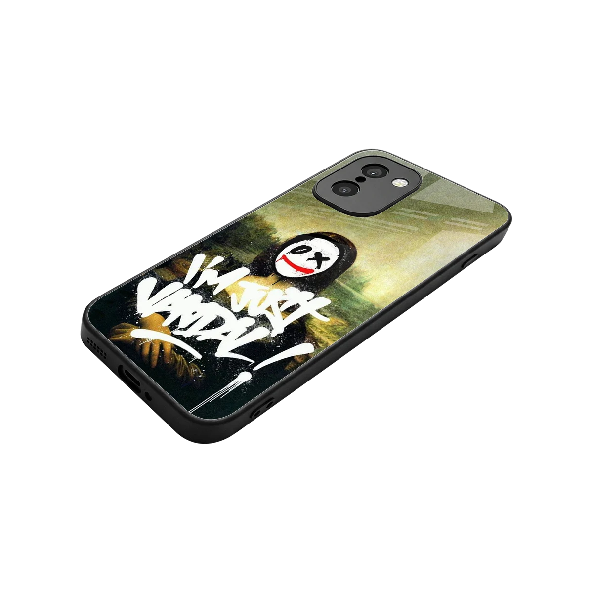 Joker Lisa stylish phone case for oneplus 15r | glossy glass and slim fit