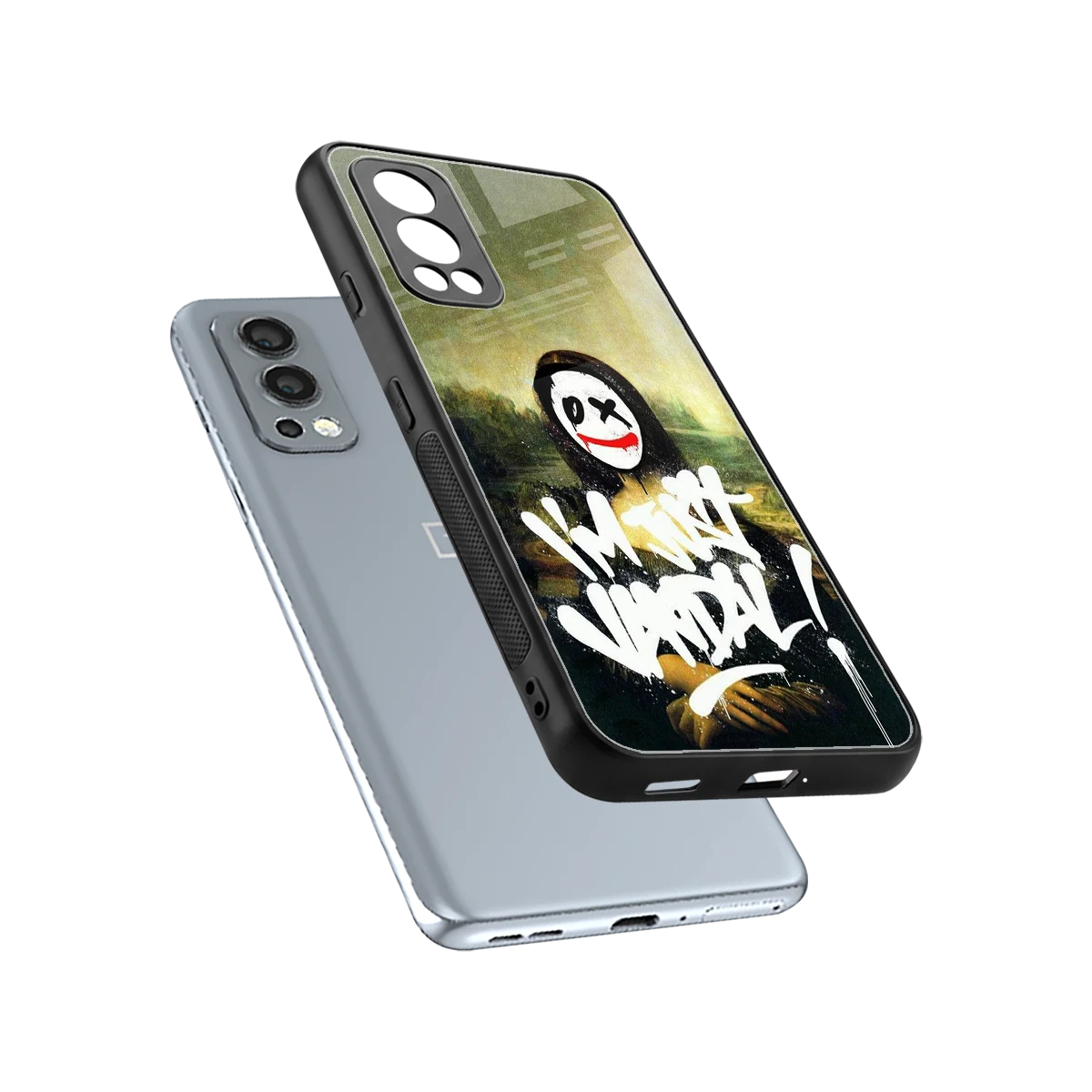 Joker Lisa sleek oneplus nord 2 cover with tempered glass back and TPU edges