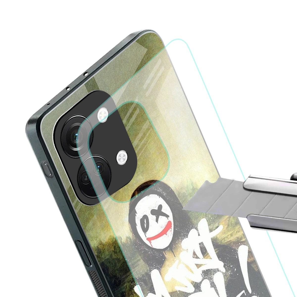 Joker Lisa stylish phone case for oneplus nord 3 | glossy glass and slim fit