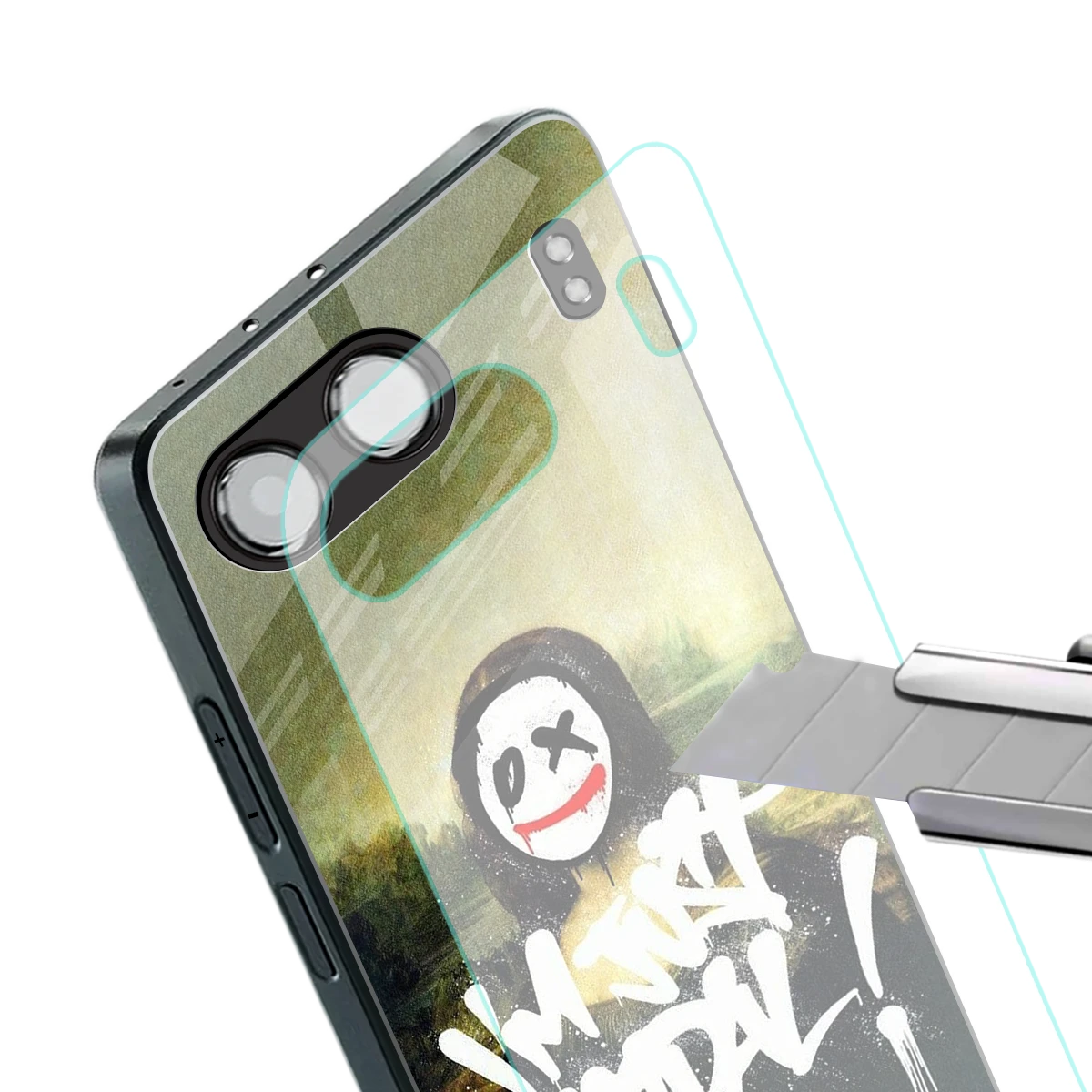 Joker Lisa stylish phone case for oneplus nord 4 | glossy glass and slim fit