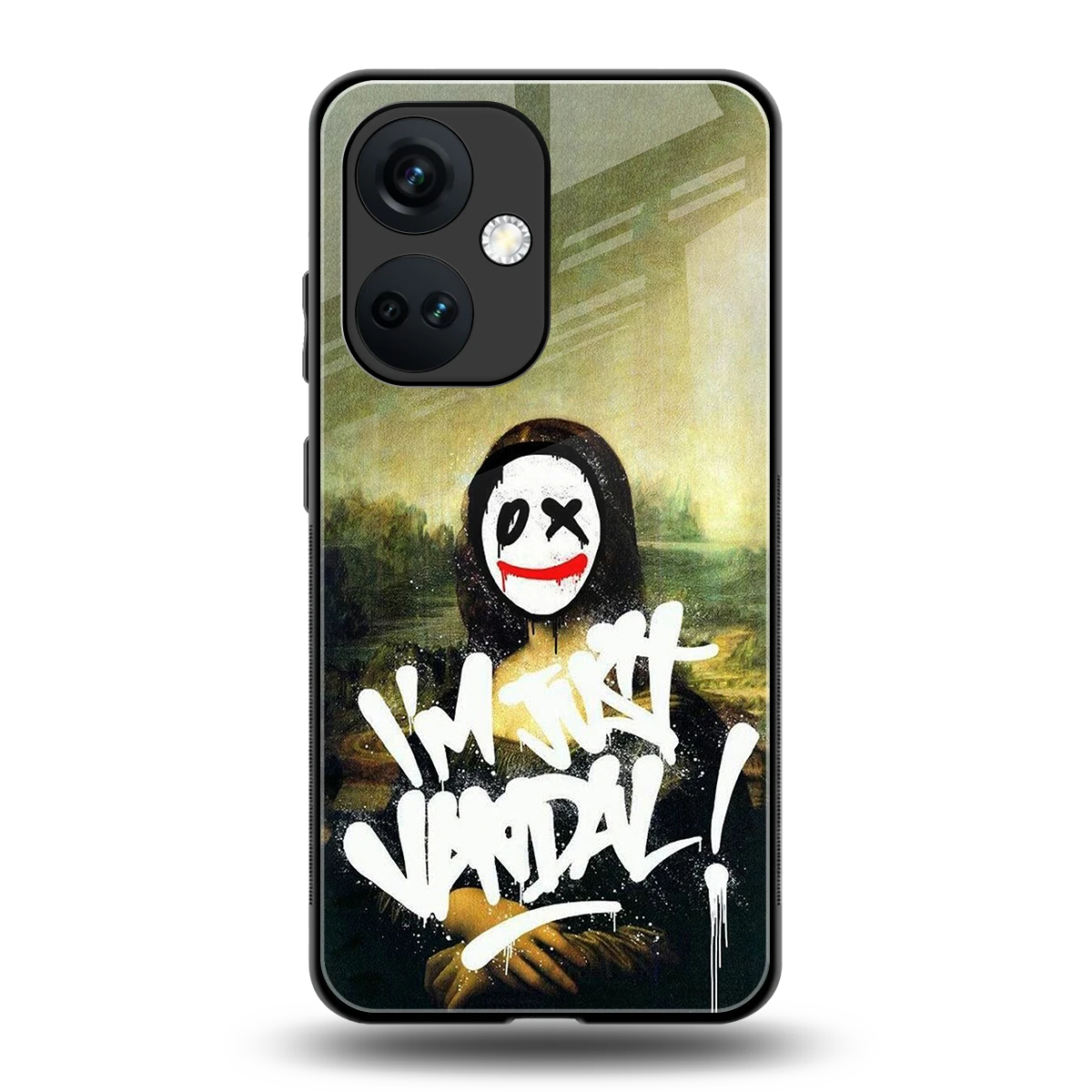 Joker Lisa back phone cover | glass case for oneplus nord ce 3