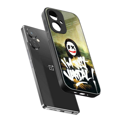 Joker Lisa sleek oneplus nord ce 3 cover with tempered glass back and TPU edges